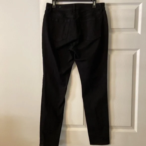Loft Outlet Black Jeans size 10 curvy skinny excellent condition inseam 30 - Picture 5 of 8